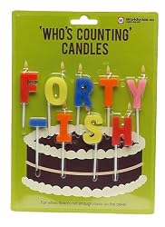 Forty-ish Birthday Candles