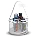 Pop-up Mesh Bathroom Tote (Purple)