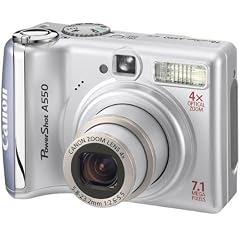 Canon Powershot A550 Digitalkamera (7 Megapixel, 4-fach opt. Zoom, 5,1 cm (2 Zoll) Display)