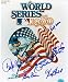 Bake McBride Signed Photo - 1980 Philadelphia Phillies 8x10 of World Series Program Cover Bob Walk Keith Moreland Wine Gross, & Lonnie Smith
