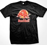 51xwt1ndCRL. SL160  Bad Bull T shirt, Funny Trendy College Style Mens T shirt, XXX Large, Black