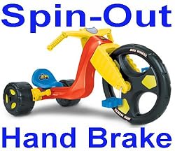 The Original Big Wheel "Spin-Out" Racer 16" Trike w/ Hand Brake
