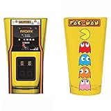 パックマン グラス 2個セット / Pac-Man Arcade Game Cabinet and Characters Pint Glass 2-Pack 【並行輸入】