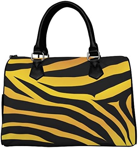 iHomeStore Custom Animal Print Leather Canvas Handbag /Tote Bag /Shoulder Bag for Women(Twin Sides)