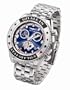 Sector Men's 4810 Poker Collection Silver Bracelet Blue Dial Watch