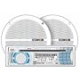 Dual MXCP65 In Dash Marine  AM/FM/CD/MP3 Receiver and Speaker Combo Pack