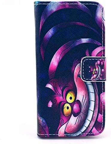 Galaxy S5 Case Samsung Galaxy S5 Kickstand Case,MOUSE Monster Big Mouth Cat Pattern Premium PU Leather Magnet Flip Folio Kickstand Case Cover for Samsung Galaxy S5(Built-in Card Slots)