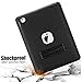 iPad 2 Case,iPad 3 Case,iPad 4 Case,TOPSKY(TM)[Kickstand Feature],Shock-Absorption/High Impact Resistant Hybrid Three Layer Armor Defender Protective Case Cover with Stylus Pen,Black