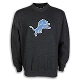 Detroit Lions Gray Patch Tek Crew Neck Sweatshirt - X-Large