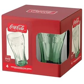 Coca-Cola Drinking Glasses Set 6 oz