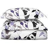 Divatex Grace Microfiber Duvet Full/Queen Mini Set, Purple