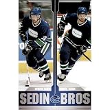 (24x36) Vancouver Canucks (Sedin Bros) Sports Poster Print
