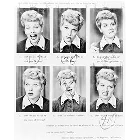 1952 VERY UNUSUAL LUCILLE BALL I LOVE LUCY PHOTO