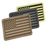 USA Flag (Left Arm) Morale Patch – Black