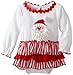 Mud Pie Baby Girls' Santa All-In-One Dress