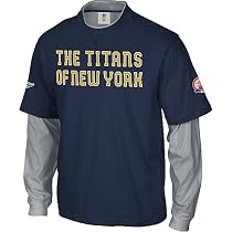 New York Titans AFL Splitter Layered Long Sleeve T-Shirt