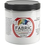 Speedball Art Products Fabric Screen Printing Ink, 8-Ounce, White