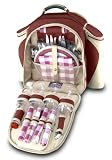 Concept International BPB4CON6 Mulberry Contour Picnic Backpack 4 person