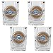 Milwaukee Brewers MLB 4pc Square Shot Glass Set by Great American Products