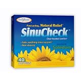 Enzymatic Therapy - Sinu-Check - All natural, non drowsy decongestant - 40 softgels