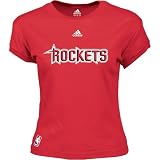 adidas Houston Rockets Women's Wordmark Carbonite T-Shirt