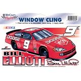 Nascar - Bill Elliott 9 - Large Reusable Static Window Cling by Nascar