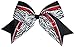 Chasse Women's Rhinestone Jumbo Zebra Print Hair Bow