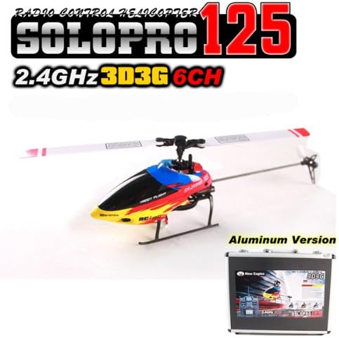 PEAK SHOP Nine Eagles Solo Pro 125A 6CH Mini RC Helicopter RTF Aluminum Version