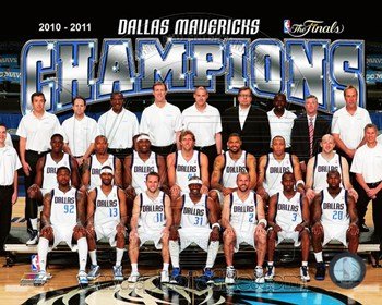 The Dallas Mavericks 2011 NBA Finals Championship Team Photo(#48) 10.00 x 8.00 Poster Print