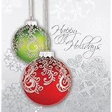 Creative Converting 18 Count Jingle Bells Lunch Napkins with Happy Holidays Greeting, Jingle Bells