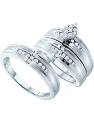 0.36CTW DIAMOND FASHION TRIO SET