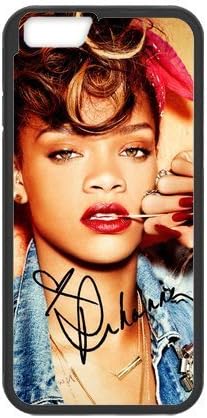 Rihanna Solid Rubber Customized Cover Case for iPhone 6 plus 5.5" iphone6plus-linda368