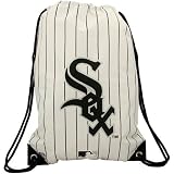Chicago White Sox White Pinstripe Nylon Drawstring Backpack
