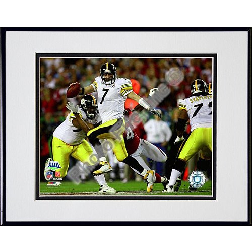 Photo File Pittsburgh Steelers Ben Roethlisberger Super Bowl XLIII Framed Photo