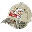 BEER HUNTER BOTTLE OPENER BASEBALL CAP Olive Green ADJUSTABLE
