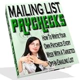 Mailing List Paychecks 51xxlUgMoYL. SL160 Mailing List Paychecks