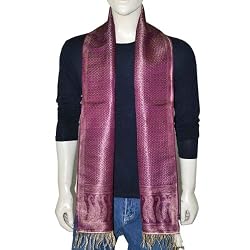 Handmade Gift Idea Mens Silk Scarf 10x78 inches