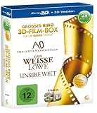 Produkt-Bild: Die 3D-Family-Box - Boxset mit 3 3D-Superhits f&uuml;r die ganze Familie (Der wei&szlig;e L&ouml;we, AO - Der letzte Neandertaler, Unsere Welt) - exklusiv bei Amazon [Blu-ray]