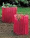 Kozy Coats Insulating Plant Protector | Gardening Teepees for Young Tomatoes, Cucumbers, Peppers and Eggplants Plant Insulators Protection | Highly Durable & Reusable | Red- Set of 3