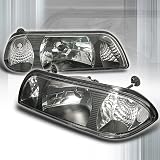 Review Mr. Motorsports  / 87-93 Ford Mustang 1Pc Headlights Black