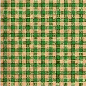 240 Green Kraft Gingham Print Tissue Paper, 20"x30" Sheets