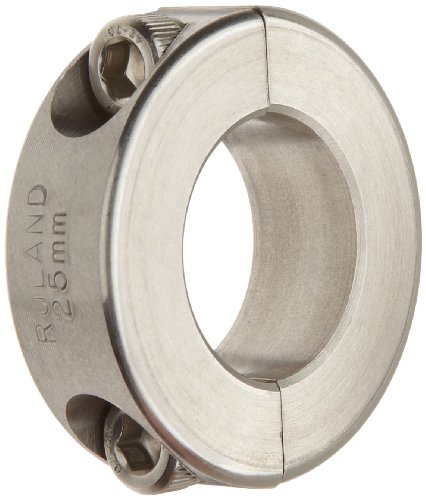 Ruland MSP-24-SS Two-Piece Clamping Shaft Collar, Stainless Steel, Metric, 24mm Bore, 45mm OD, 15mm Width
Ruland MSP-24-SS Two-Piece Clamping Shaft Collar, Stainless Steel, Metric, 24mm Bore, 45mm OD, 15mm Width