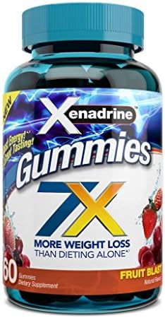 Xenadrine Fruit Blast Gummies - Powerful and Convenient Weight Loss Formula (60 Gummies)