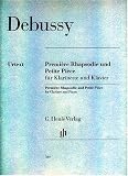 Première Rhapsodie and Petite Pièce - clarinet and Piano - (HN 789)