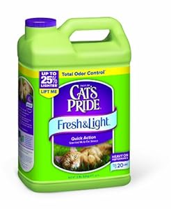 Cat's Pride Fresh and Light Multi-Cat Premium Clumping Litter Jug, 15-Pound Cat's Pride Fresh and Light Multi-Cat Premium Clumping Litter Jug, 15-Pound