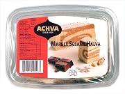 Achva Marble Sesame Halva 16-Ounce Packages Pack of 12