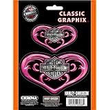 Chroma Graphics,Inc. 3088 Harley Pink Heart 6x8 Classic
