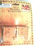 Miniature Wooden Dollhouse Furniture Night Stand - Set of 2