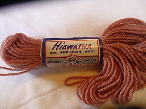 Hiawatha Mauve Pink 100% Virgin Wool Needlepoint Wool Made in England