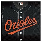 Costumes 203748 Baltimore Orioles Baseball- Lunch Napkins